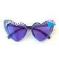 More Colors! Taylor Swift BEJEWELED heart-shaped cat eye sunnies