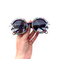 Anti-chomper SHUT THE FUCK UP round sunglasses