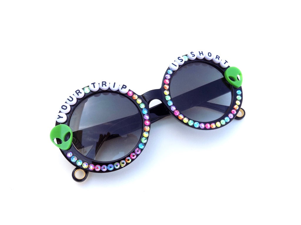 Phish YOUR TRIP IS SHORT round sunnies