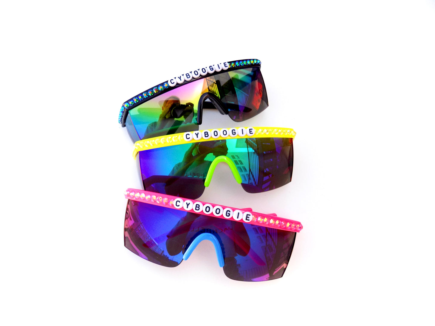 King Gizzard and the Lizard Wizard CYBOOGIE flat-top shield sunglasses