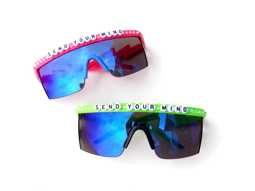 Widespread Panic SEND YOUR MIND flat-top shield sunglasses