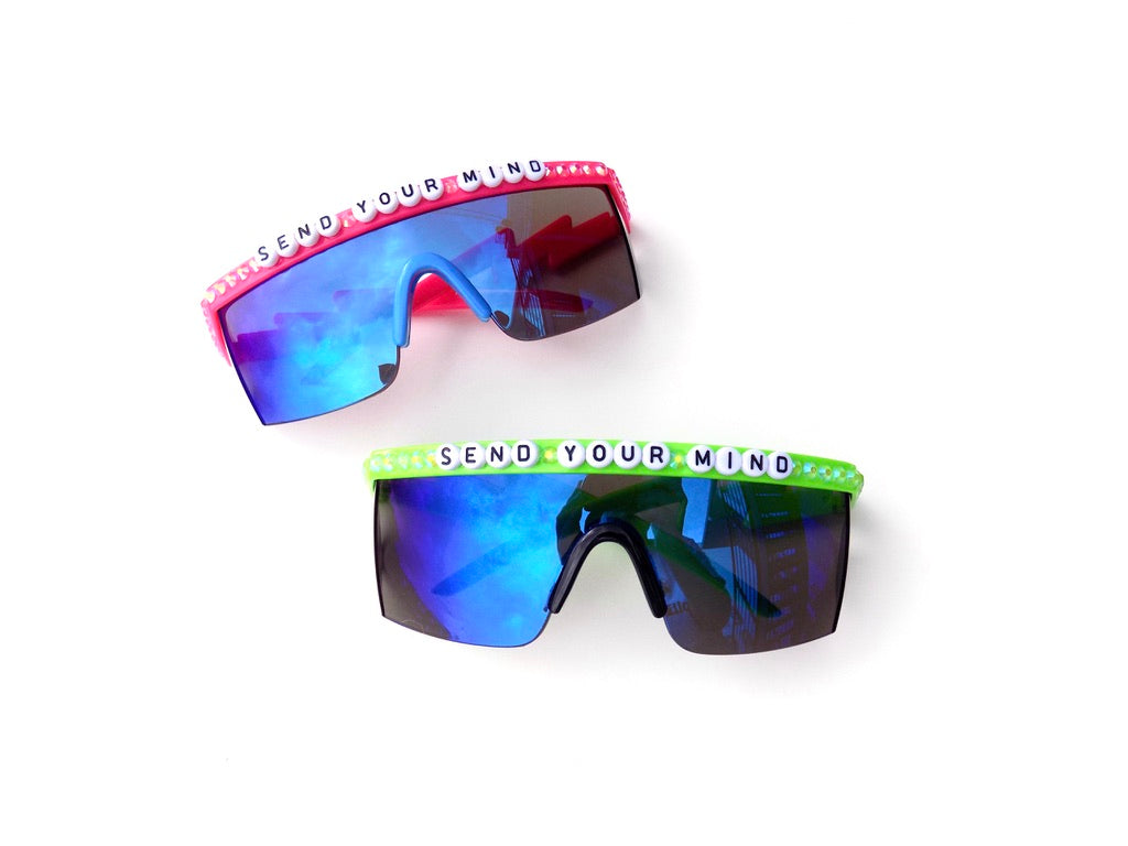 Widespread Panic SEND YOUR MIND flat-top shield sunglasses