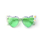 Grateful Dead ROLL AWAY THE DEW cat-eye heart-shaped sunglasses