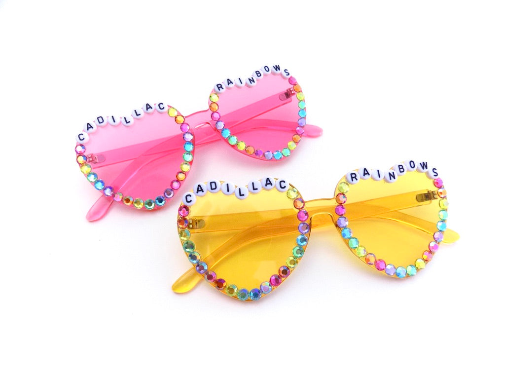 Phish CADILLAC RAINBOWS heart-shaped sunnies