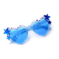Widespread Panic CHILLY WATER blue cat eye heart-shaped sunglasses