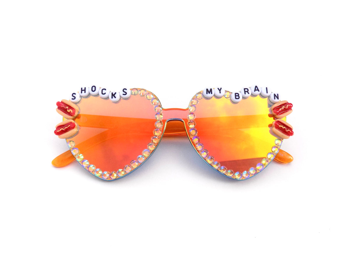 More Colors! Phish SHOCKS MY BRAIN heart-shaped sunnies  display picture 1