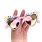 Children's Widespread Panic RADIO CHILD cateye heart-shaped sunnies