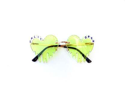 Phish SPLIT OPEN (and melt) melting heart-shaped metal sunnies
