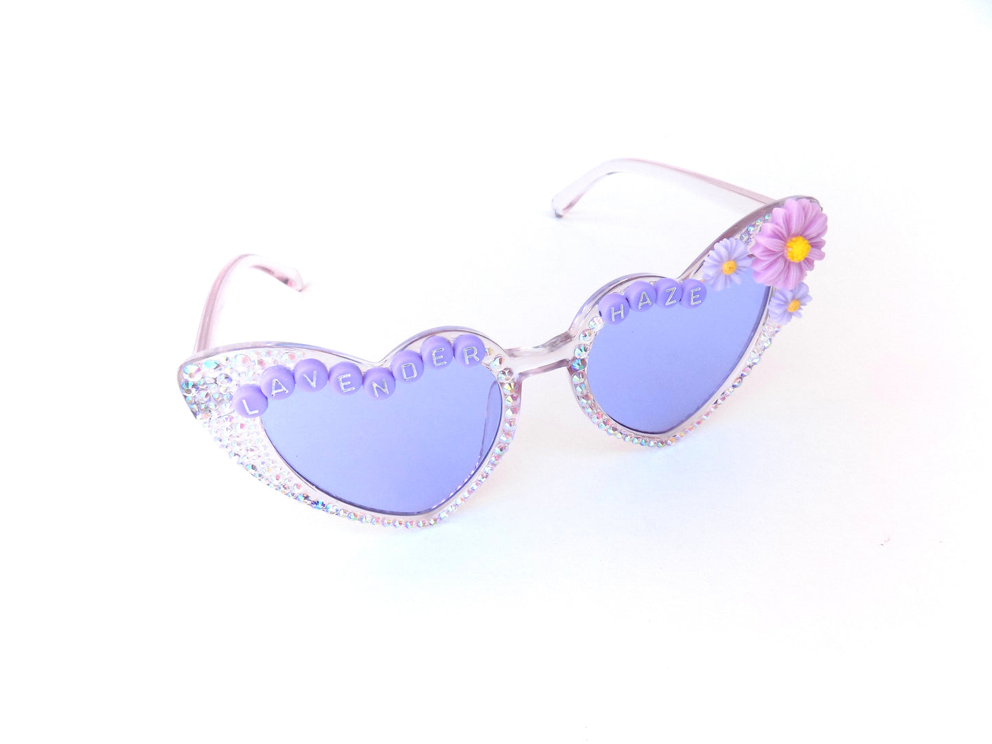 Taylor Swift LAVENDER HAZE cat eye heart-shaped sunnies