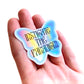 King Gizz "Instigate the Paradigm" holographic butterfly sticker (Interior People)