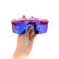 More Colors! Phish/Sci-Fi Soldier CLEAR YOUR MIND shield sunglasses