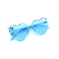 Billy Strings LUCID DAYDREAM blue heart-shaped sunnies