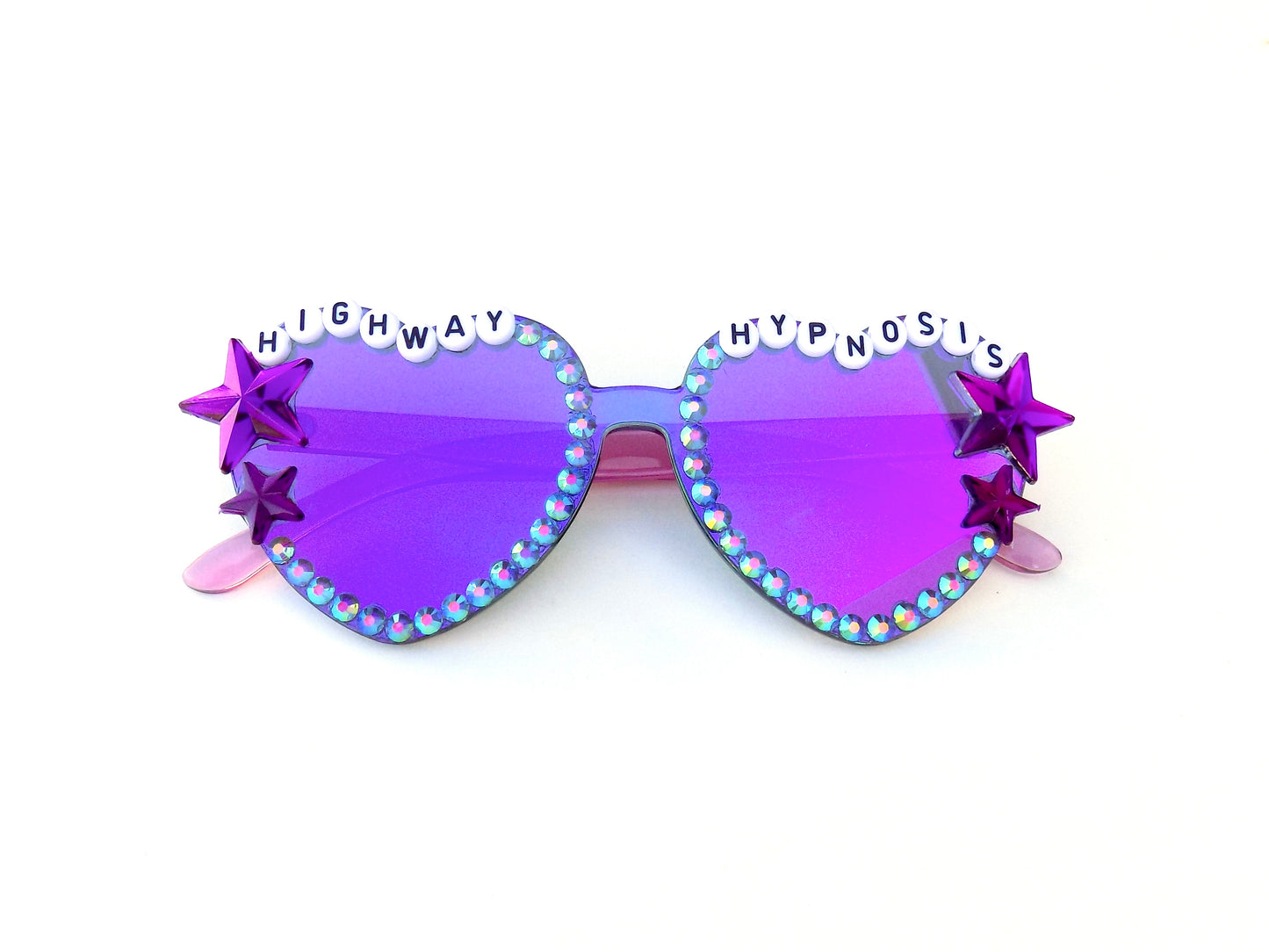 Billy Strings HIGHWAY HYPNOSIS mirrored heart-shaped sunnies