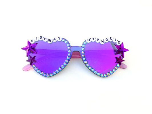 Billy Strings HIGHWAY HYPNOSIS mirrored heart-shaped sunnies