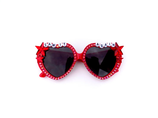 Phish SAW IT AGAIN chunky heart-shaped sunnies