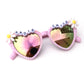 Children's Widespread Panic RADIO CHILD cateye heart-shaped sunnies