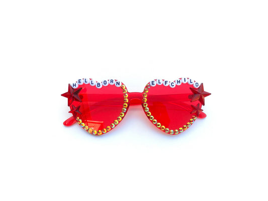 Phish HELLBORN ELFCHILD heart-shaped sunnies