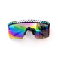 King Gizzard and the Lizard Wizard RATTLESNAKE flat-top shield sunglasses