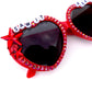 Phish SAW IT AGAIN chunky heart-shaped sunnies