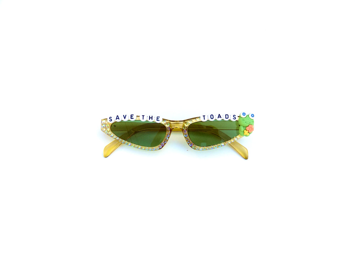 Phish SAVE THE TOADS (Sanity) micro cat-eye sunnies
