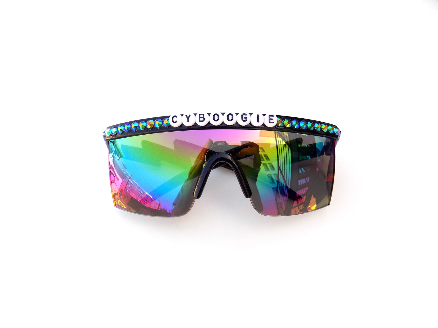 King Gizzard and the Lizard Wizard CYBOOGIE flat-top shield sunglasses
