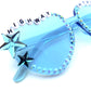 Billy Strings HIGHWAY HYPNOSIS blue heart-shaped sunnies