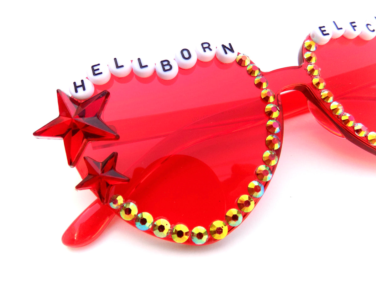 Phish HELLBORN ELFCHILD heart-shaped sunnies
