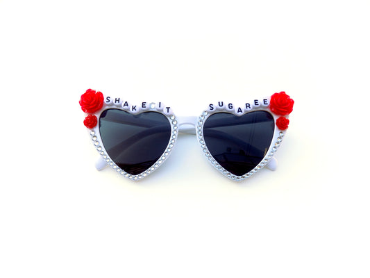 Grateful Dead SHAKE IT SUGAREE heart-shaped cat-eye sunnies