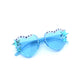 Billy Strings HIGHWAY HYPNOSIS blue heart-shaped sunnies