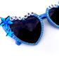 Phish BOY MAN GOD SHIT cat-eye heart-shaped sunnies