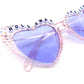 Grateful Dead ROLL AWAY THE DEW heart-shaped cat-eye sunnies