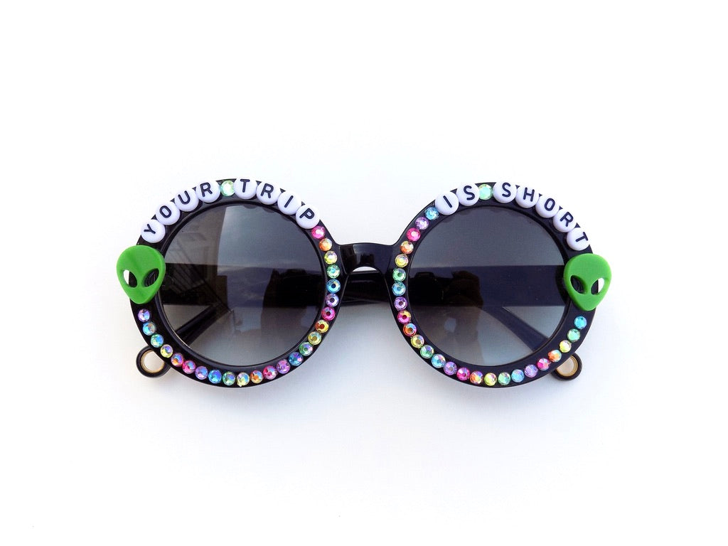 Phish YOUR TRIP IS SHORT round sunnies