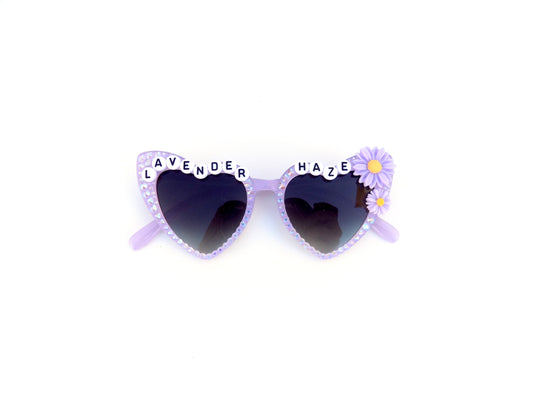 CHILDREN'S Taylor Swift "Lavender Haze" cat eye heart-shaped sunnies