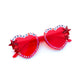 Amyl & the Sniffers FREAKS TO THE FRONT red heart-shaped sunnies