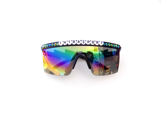 King Gizzard and the Lizard Wizard INTRASPORT flat-top shield sunglasses