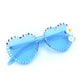 Billy Strings MEET ME AT THE CREEK heart-shaped sunnies