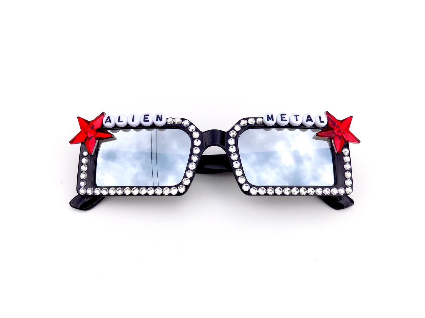 King Gizzard and the Lizard Wizard ALIEN METAL rectangular sunglasses