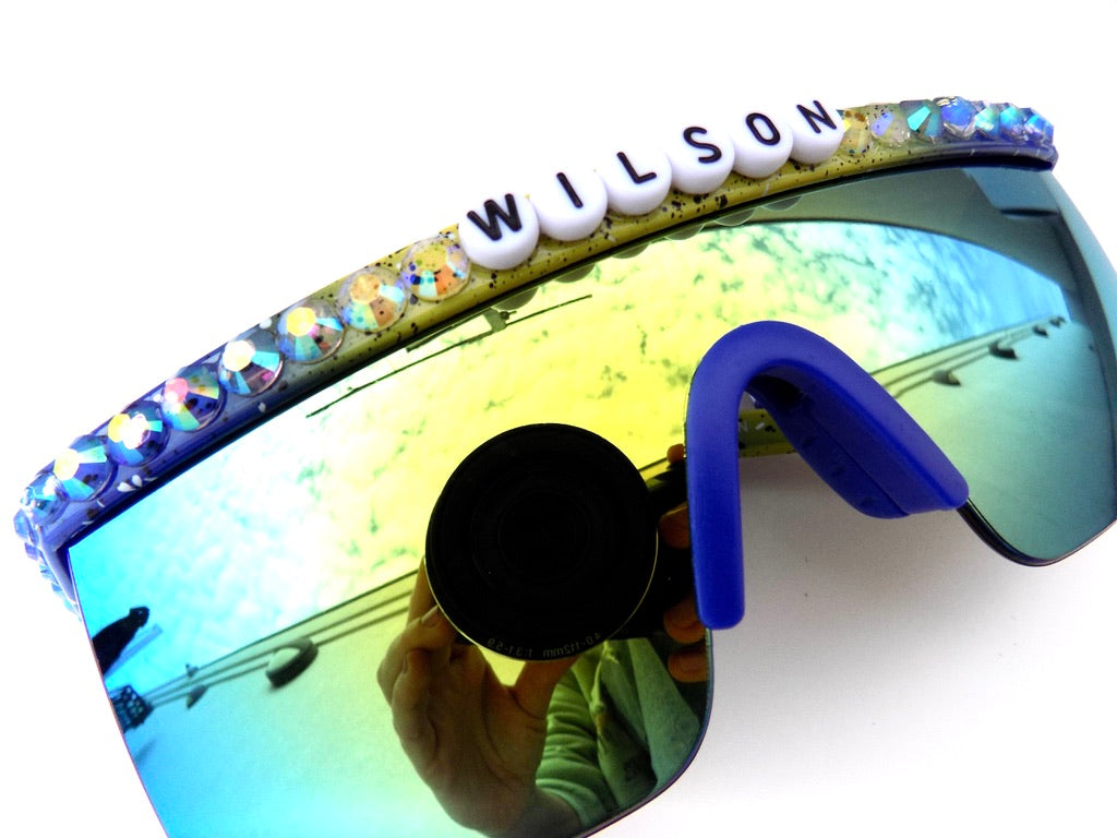 Phish ~ WILSON flat-top shield sunglasses
