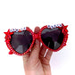 Phish SAW IT AGAIN chunky heart-shaped sunnies