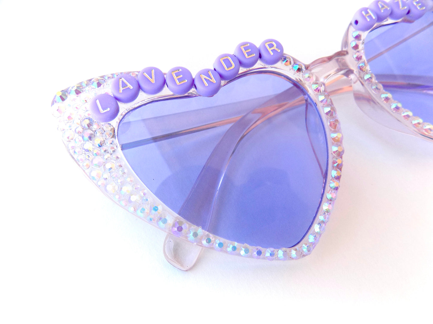 Taylor Swift LAVENDER HAZE cat eye heart-shaped sunnies