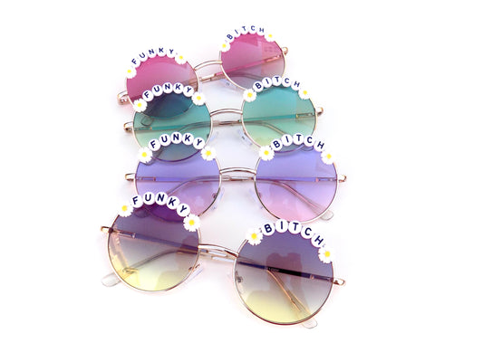 Phish FUNKY BITCH round metal sunglasses
