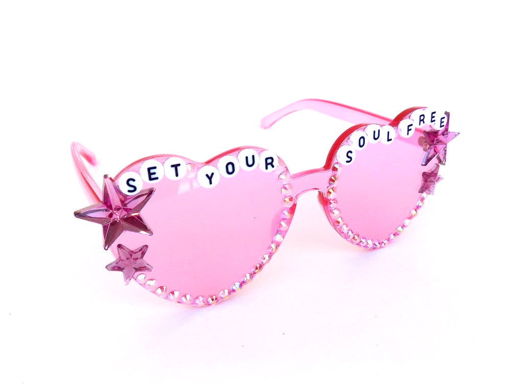 Phish SET YOUR SOUL FREE heart-shaped sunnies
