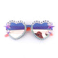 Widespread Panic BARSTOOLS & DREAMERS mirrored heart-shaped sunnies