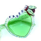 Phish THOUGHTS FADED oversized green sunnies with bug