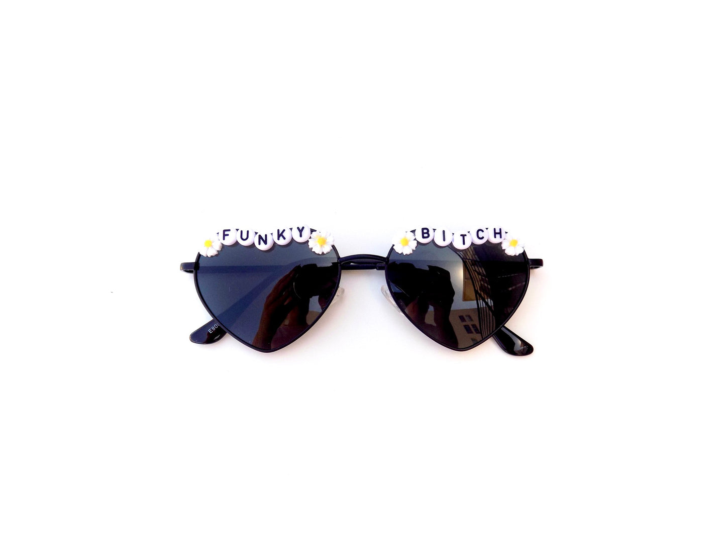 Phish FUNKY BITCH metal heart-shaped sunnies