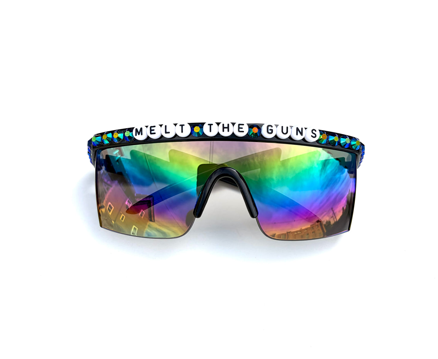 Phish/XTC MELT THE GUNS shield sunglasses
