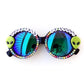 Phish YOUR TRIP IS SHORT oversized oval sunnies