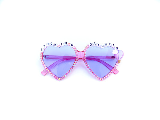 King Gizzard STUCK IN A DAYDREAM oversized heart-shaped sunnies