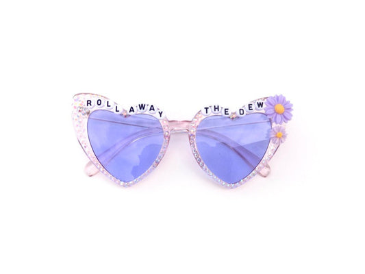 Grateful Dead ROLL AWAY THE DEW heart-shaped cat-eye sunnies