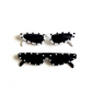 PRE ORDER: Angine de Poitrine black & white polka dot sunnies